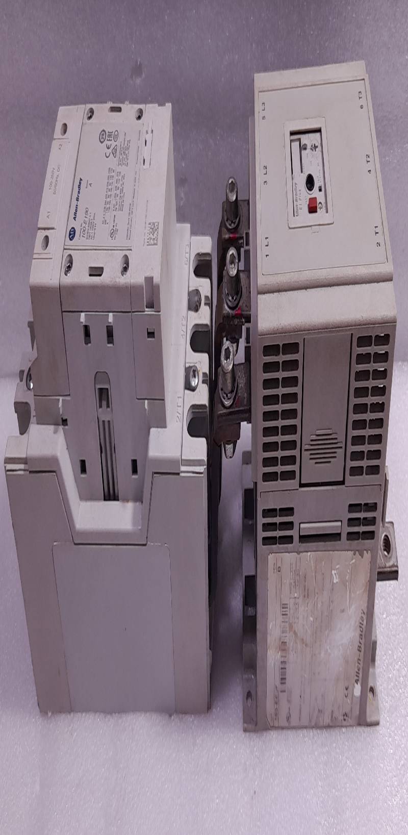 Allen Bradley 193-EEJF Overload Relay B With 100-D180 Contactor