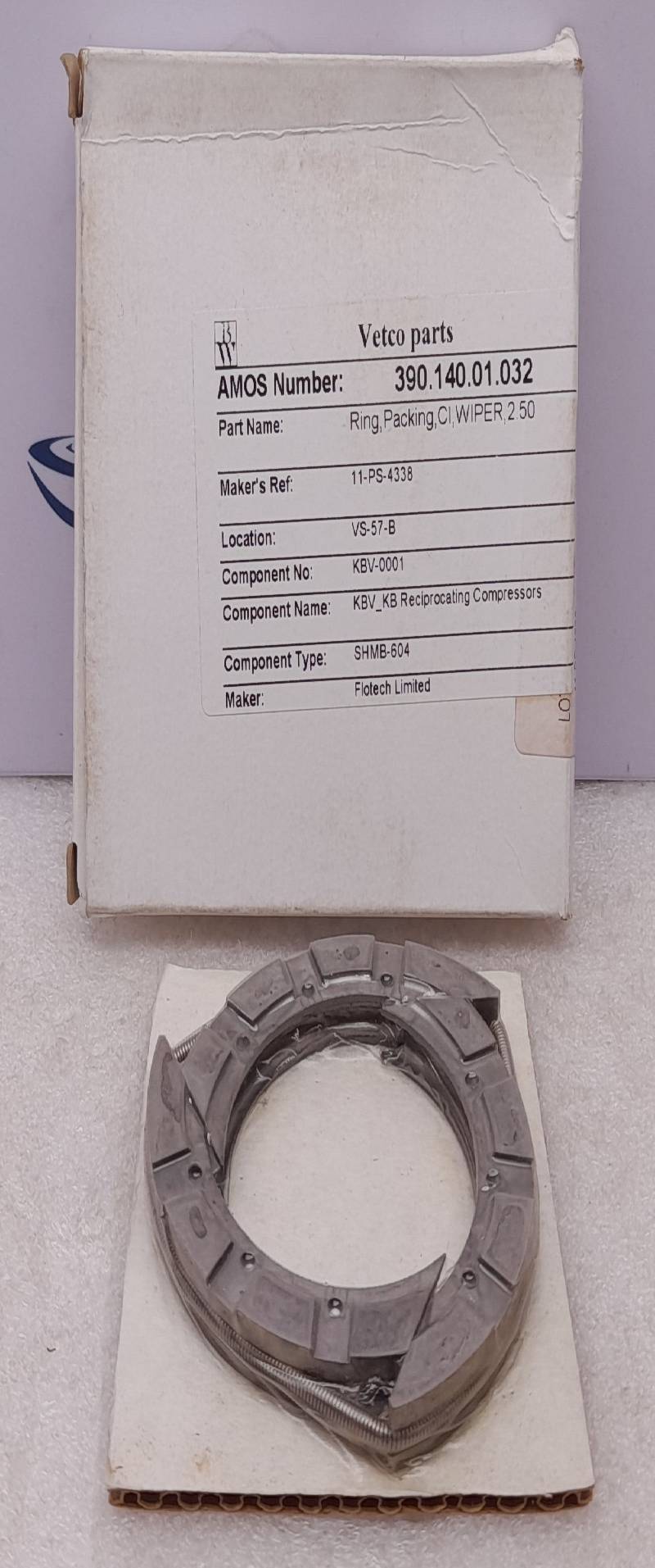 Flotech Limited 11-PS-4338 Packing Ring CI Wiper 2.50