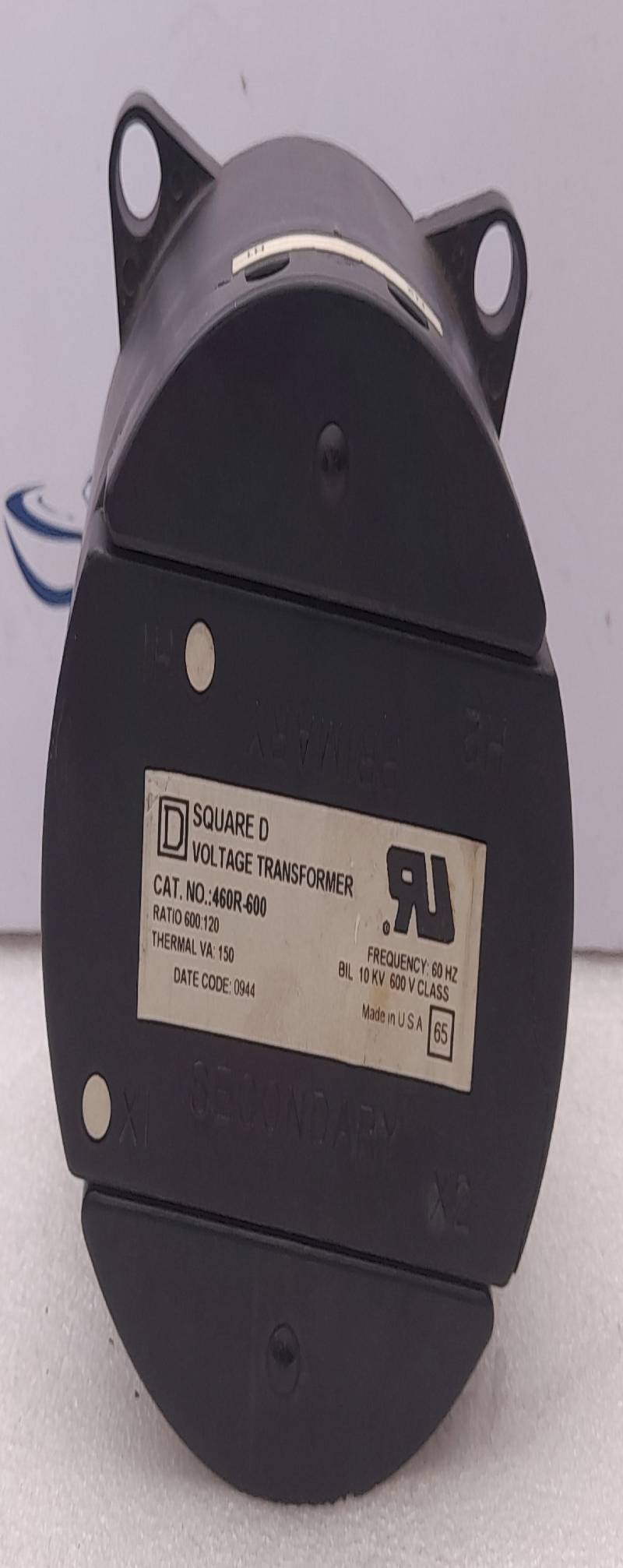 Square D 460R-600 Voltage Transformer Ratio 600:120 Thermal VA:150 Freq:60