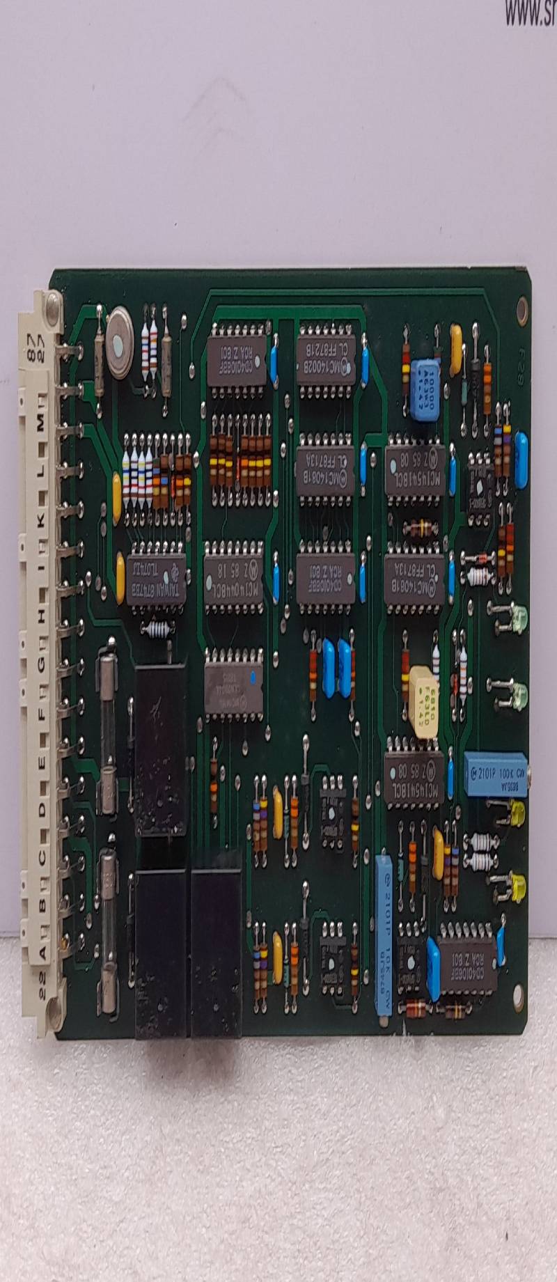 SULZER 112.017.126.200 002B CRASH AND SIGNAL FREEZE CIRCUIT BOARD FSA C23