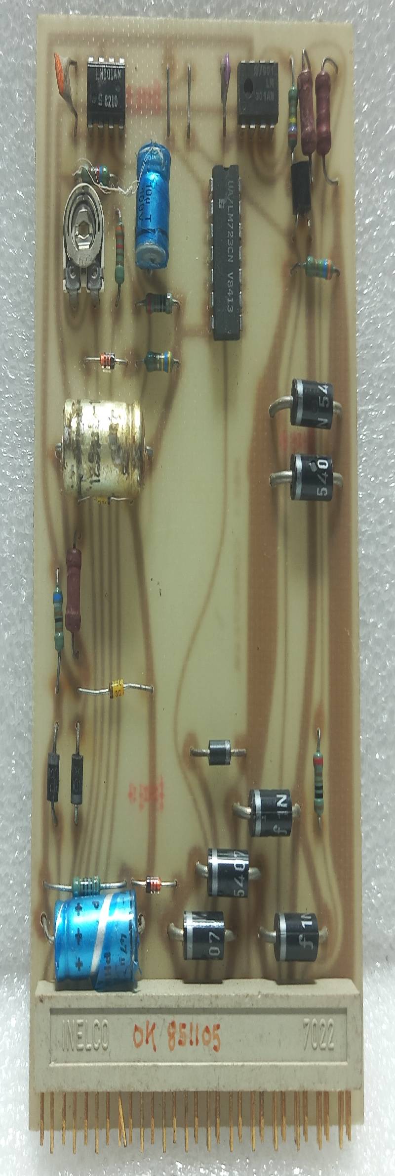 INELCO 851105 PRINTED CITRCUIT BOARD