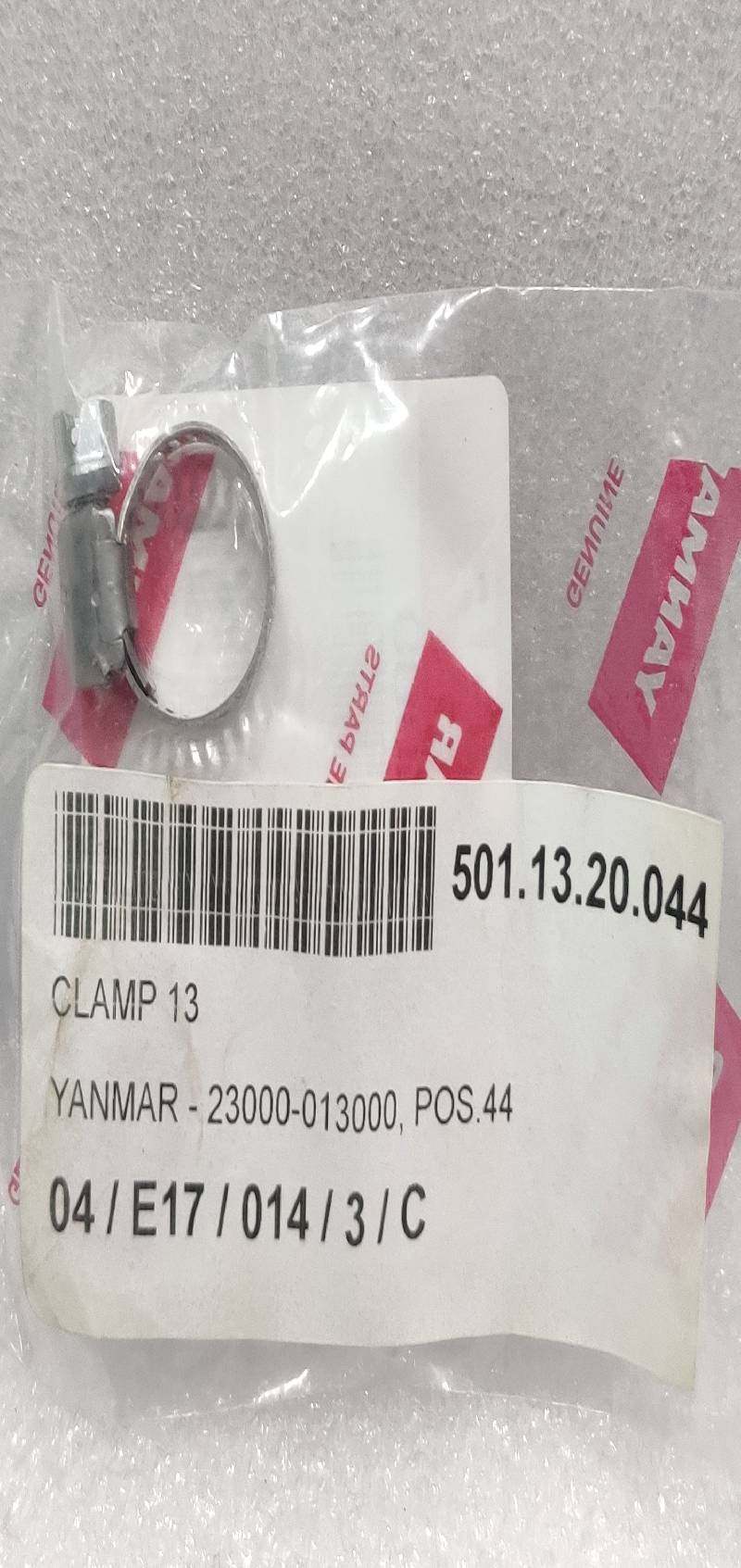 Yanmar 23000-013000 genuine parts clamp