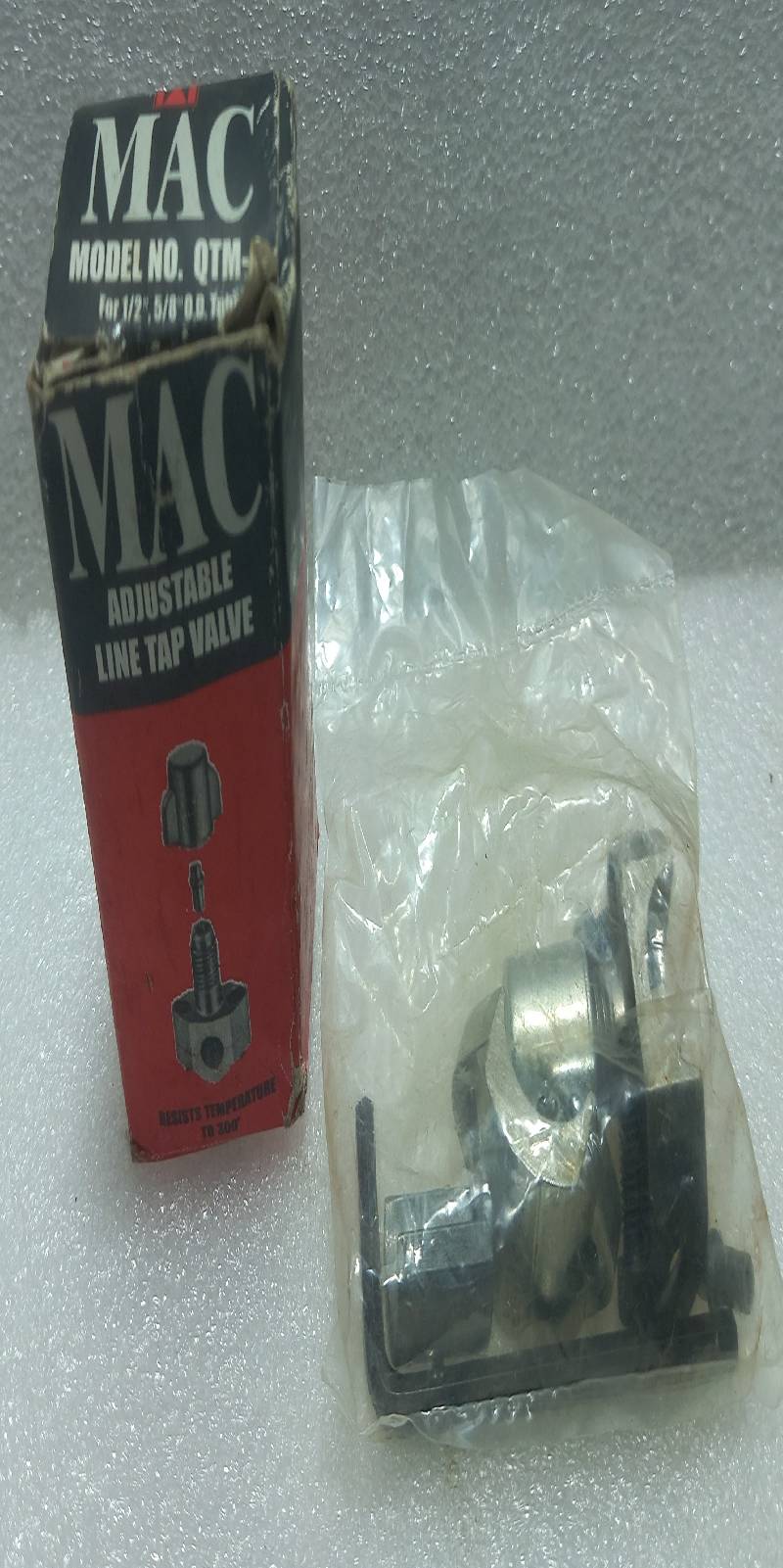 MAC Model No: QTM-2 Adjustable Line Tap Valve For ½”, 5/8” O.D.Tube 