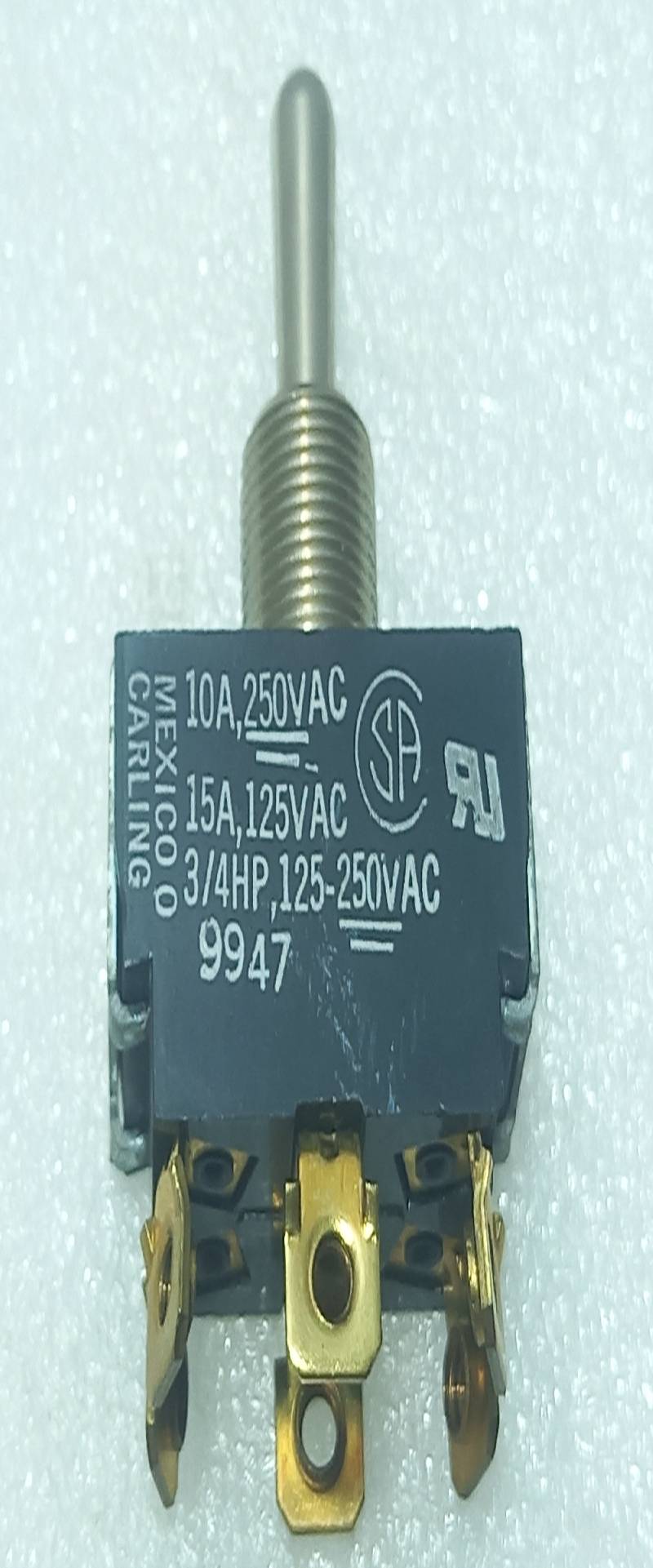 Eaton 9947 Toggle Switch 10A 250Vac 15A 125Vac 3/4HP 125-250Vac 2PCs In Lot 