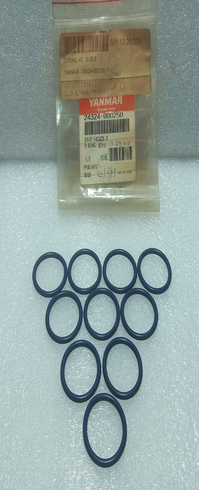 Yanmar 24324-000250 O-Ring 10PCs In Lot 