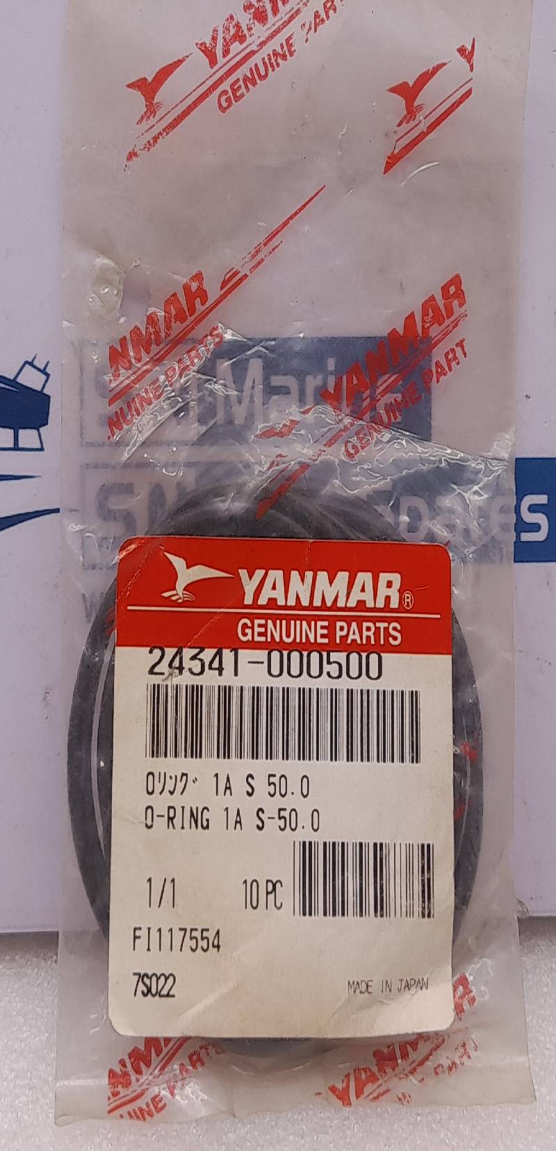 Yanmar 24341-000500 O-Ring 1A S-50.0