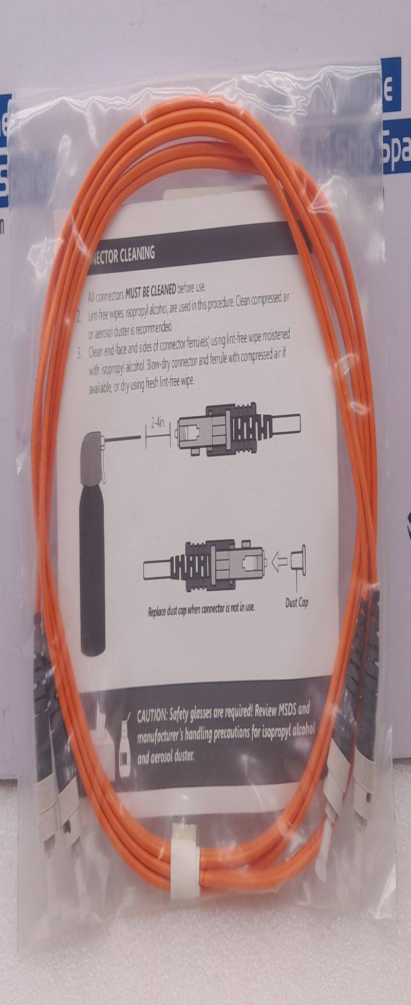 Compulink 62.5/125 ST-ST Duplex-2M Insertion Loss <0.5db Vendor Anixter Brother 207047
