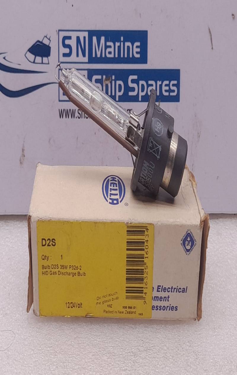 Hella D2S HID Gas Discharge Bulb 35W 12/24Volts P32d-2 130831-00536