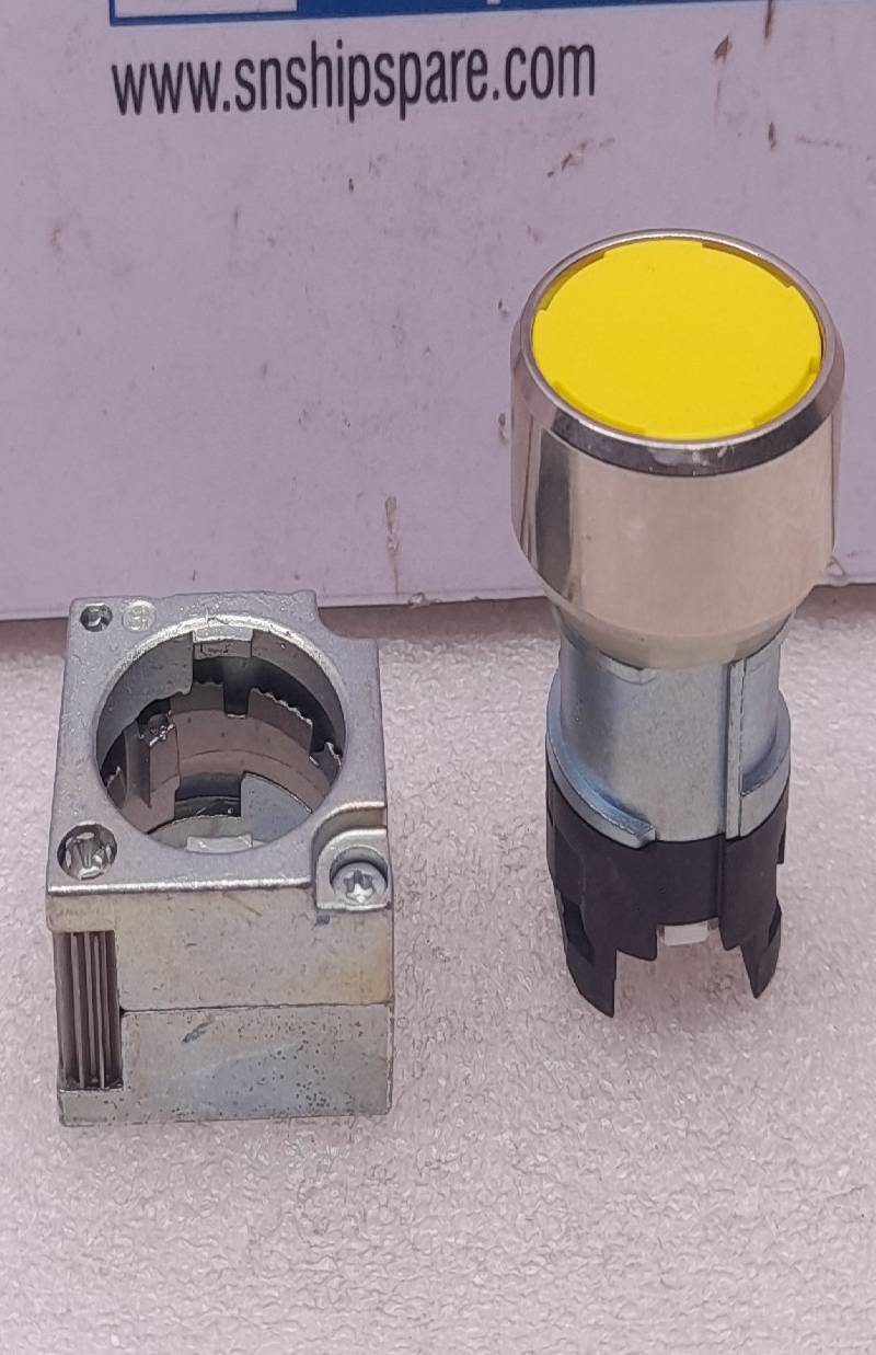 SE06012 Electro Flow Yellow Pushbutton 22MM Metal SH06012 4PCs In Lot 