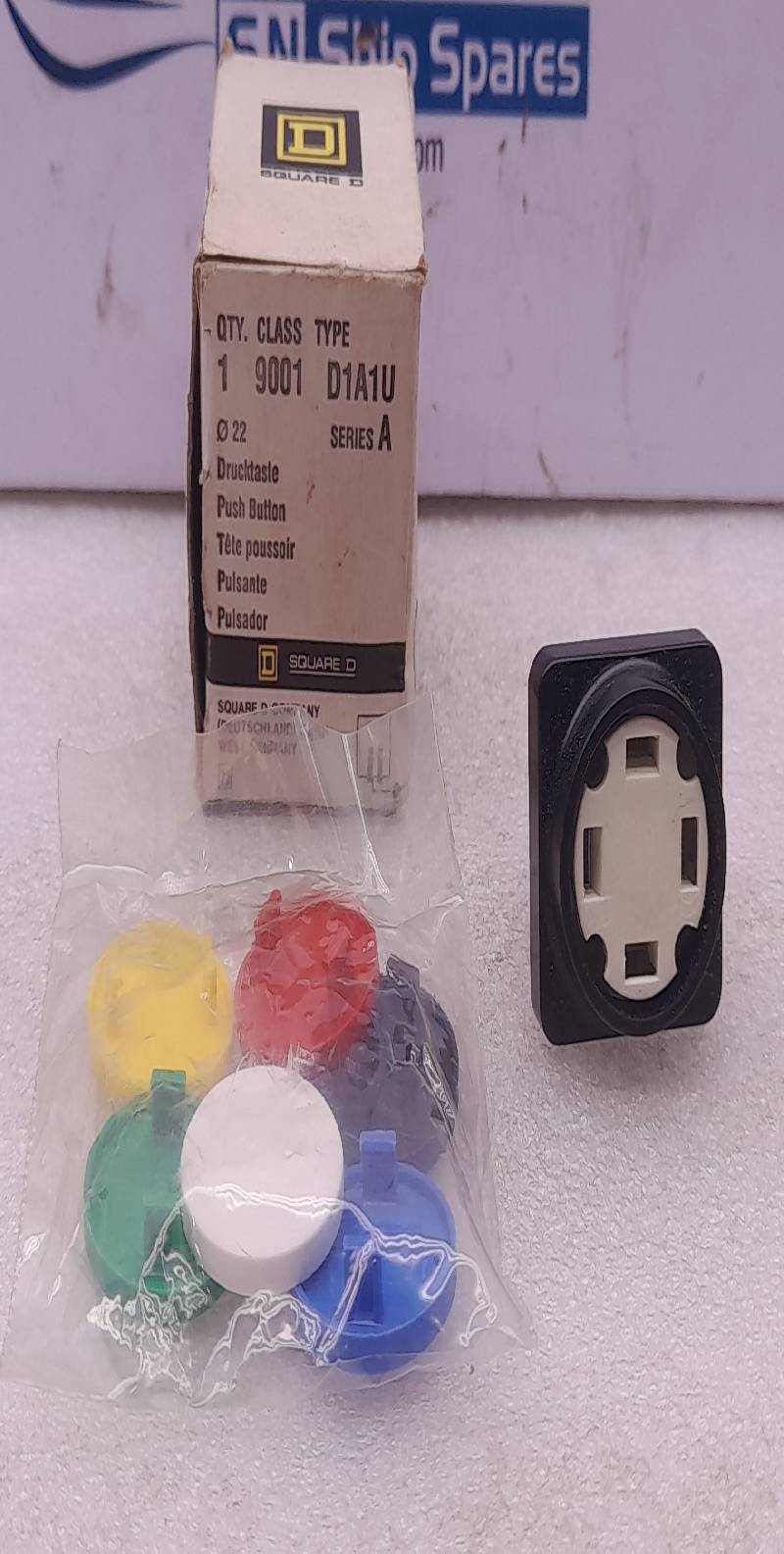 Square D Class 9001 Type D1A1U Push Button Series A
