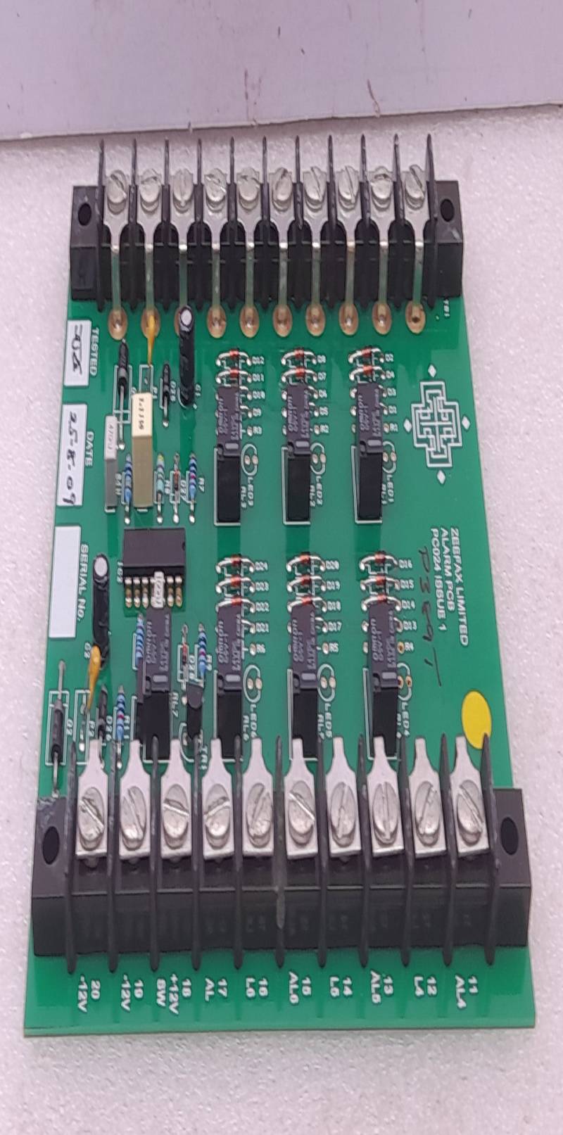 Zeefax Limited Alarm PCB PC024