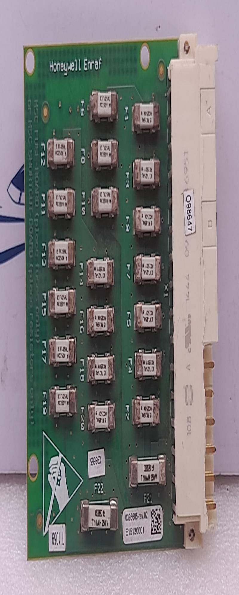 Honeywell 2558994-1 MSC Circuit Board 0395605-rev.02 E15130001