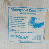 New Mar PA-40_30 Waterproof Deck Horn
