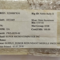 Super Micro Computer PWS-0050-M Power Redundant Module Switching Supply