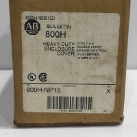 Allen Bradley 800H-NP15  Heavy Duty Enclosure Cover   Ser X