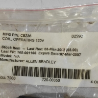 Allen Bradley CB236 Coil Operating
