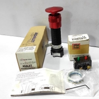 ADALET XVHPPM EXPLOSION PROOF PUSH BUTTON WITH CUTLER-HAMMER 10250T1 CONTACT BLOCK