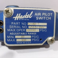 Haskel 52180-1 Air Pilot Switch 10000-Psig / 521801 