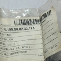 BAUER N255327  O-RING  USED IN AIR COMPRESSOR 