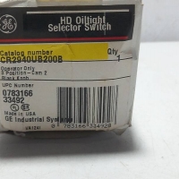 GENERAL ELECTRIC CR2940UB200B SELECTOR SWITCH 3POSITION 
