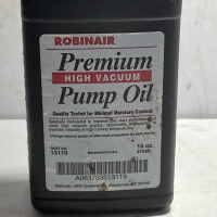 ROBINIAR 13204  PREMIUM HIGH VACCUM PUMP OIL 