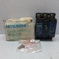Mitsubishi NF30-CS  No-Fuse Breaker  10AMP  Pole:3