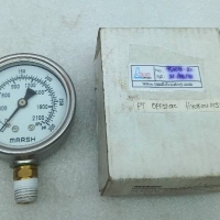 Marsh J7658P Liquid Filled Pressure Gauge 0-300Psi 0-2100kpa ¼ NPT